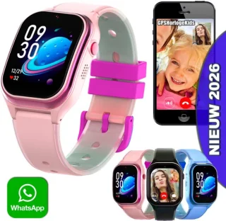GPSHorlogeKids© CURVE Kinder Smartwatch - roze