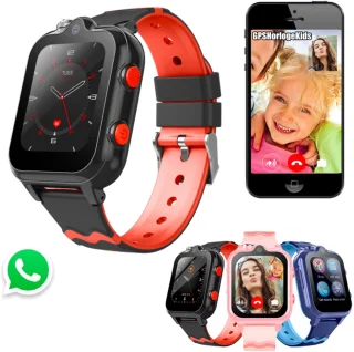 GPSHorlogeKids© DUO Zwart - GPS Horloge Kind Smartwatch