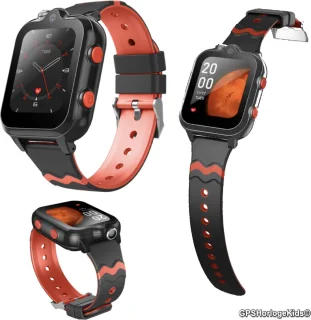 GPSHorlogeKids© DUO Zwart - GPS Horloge Kind Smartwatch