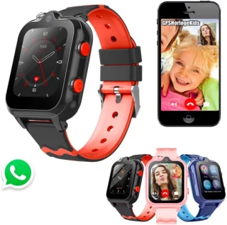 GPSHorlogeKids© DUO Zwart - GPS Horloge Kind Smartwatch