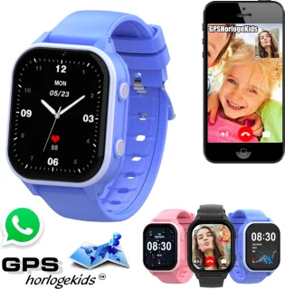 GPSHorlogeKids© Edge Blauw - GPS Horloge Kind Smartwatch