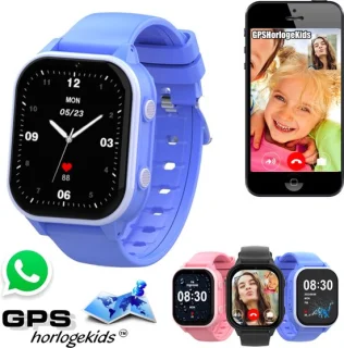 GPSHorlogeKids© Edge Blauw - GPS Horloge Kind Smartwatch