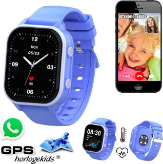 GPSHorlogeKids Edge Pro Blauw - GPS horloge kind smartwatch