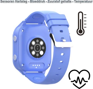 GPSHorlogeKids Edge Pro Blauw - GPS horloge kind smartwatch