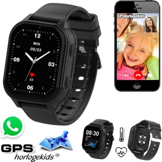 GPSHorlogeKids Edge Pro Zwart - GPS Horloge Kind Smartwatch