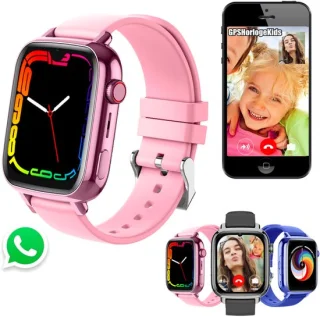 GPSHorlogeKids© Flux Roze - GPS Horloge Kind Smartwatch 2025