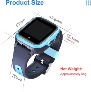 GPSHorlogeKids Fox Blauw Smartwatch Kind 4G