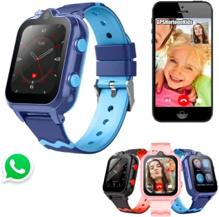 GPSHorlogeKids© GPS Horloge Kind DUO Blauw