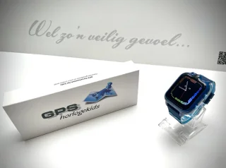 GPSHorlogeKids© GPS Horloge Kind DUO Blauw