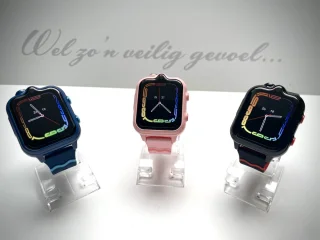 GPSHorlogeKids© GPS Horloge Kind DUO Blauw