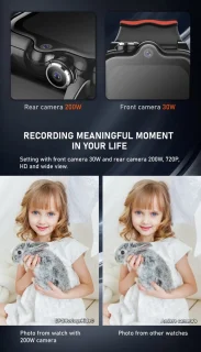 GPSHorlogeKids© GPS Horloge Kind DUO Blauw