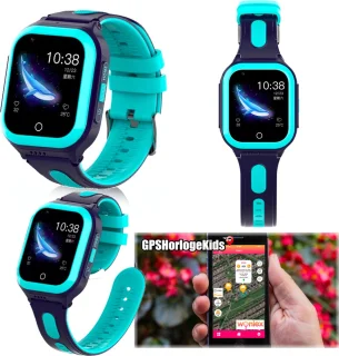 GPSHorlogeKids© OMNI Blauw GPS Horloge Kind Smartwatch