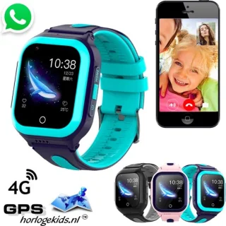 GPSHorlogeKids© OMNI Blauw GPS Horloge Kind Smartwatch