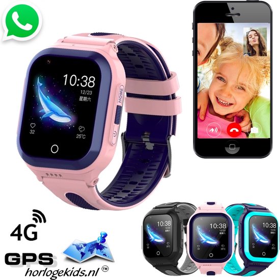 GPSHorlogeKids© OMNI Roze GPS horloge kind