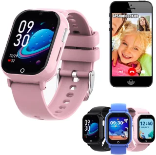 GPSHorlogeKids© PAX Roze Kinder Smartwatch 2025