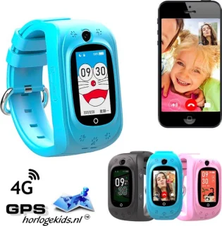 GPSHorlogeKids TINY Blauw Kinder Smartwatch 4G