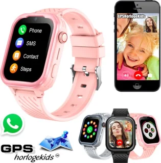 GPSHorlogeKids© Turn Roze GPS Horloge Kind Smartwatch