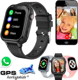 GPSHorlogeKids© Turn Zwart Smartwatch voor Kinderen