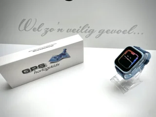 GPSHorlogeKids© Yoda Blauw GPS Horloge Kind 4G