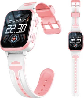 GPSHorlogeKids Yoda Roze - GPS Horloge Kind Smartwatch 4G