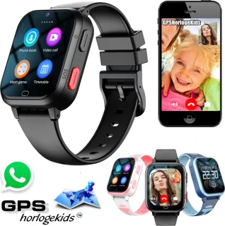 GPSHorlogeKids© Yoda Zwart GPS Horloge Kind Smartwatch