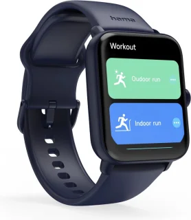 Hama Smartwatch 6010 44mm GPS Waterdicht Blauw