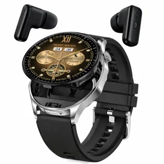 Hibousee Smartwatch met oordopjes (2-in-1)