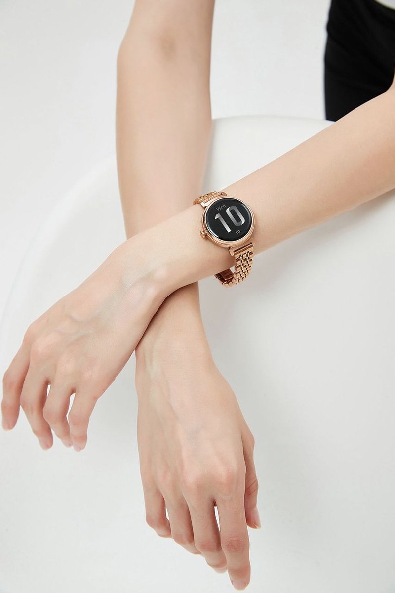HiFuture Aura Smartwatch Dames 1,08 inch AMOLED Zwart