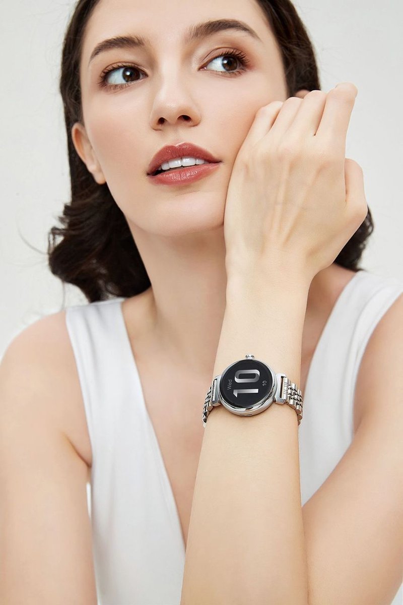 HiFuture Aura Smartwatch Dames 1,08 inch AMOLED Zwart