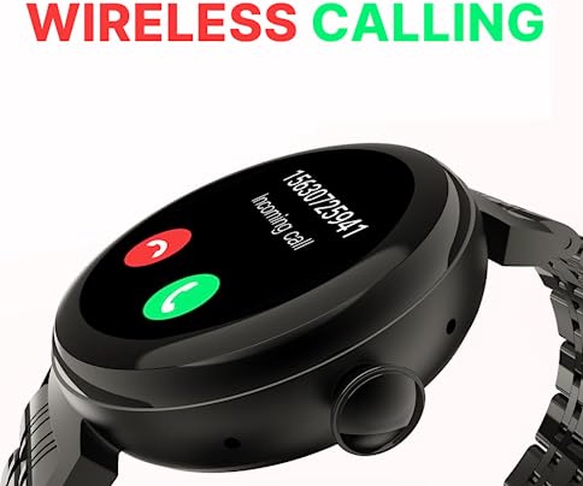 HiFuture Aura Smartwatch Dames 1,08 inch AMOLED Zwart