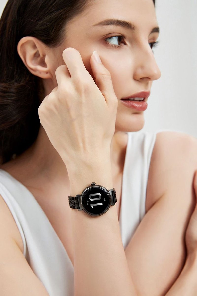 HiFuture Aura Smartwatch Dames 1,08 inch AMOLED Zwart
