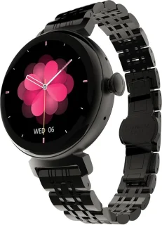 HiFuture Aura Smartwatch Dames 1,08 inch AMOLED Zwart