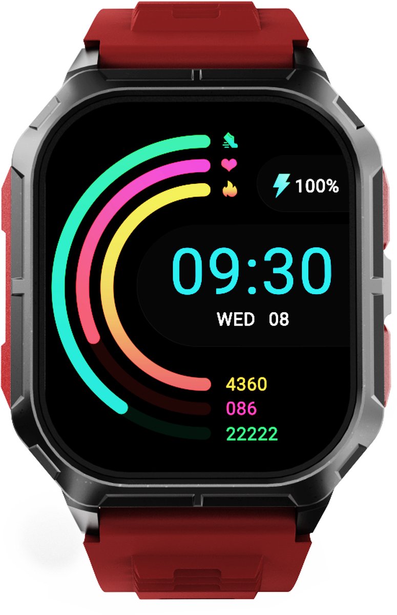 HiFuture FutureFit Ultra3 Red Smartwatch