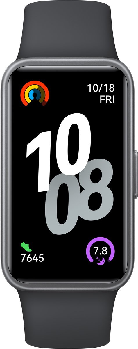 De HUAWEI Band 10 Zwart in één oogopslag