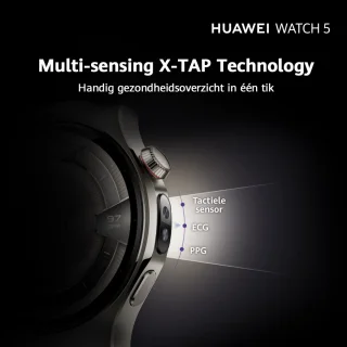 HUAWEI Watch 5 42mm Beige Roestvrijstaal