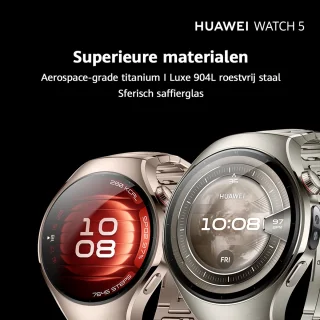 HUAWEI Watch 5 42mm Goud Roestvrij Staal