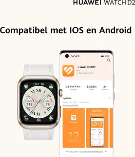Huawei Watch D2 Smartwatch Zwart