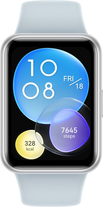 Strak design, slimme coaching: Huawei Watch Fit 2 Active Blauw