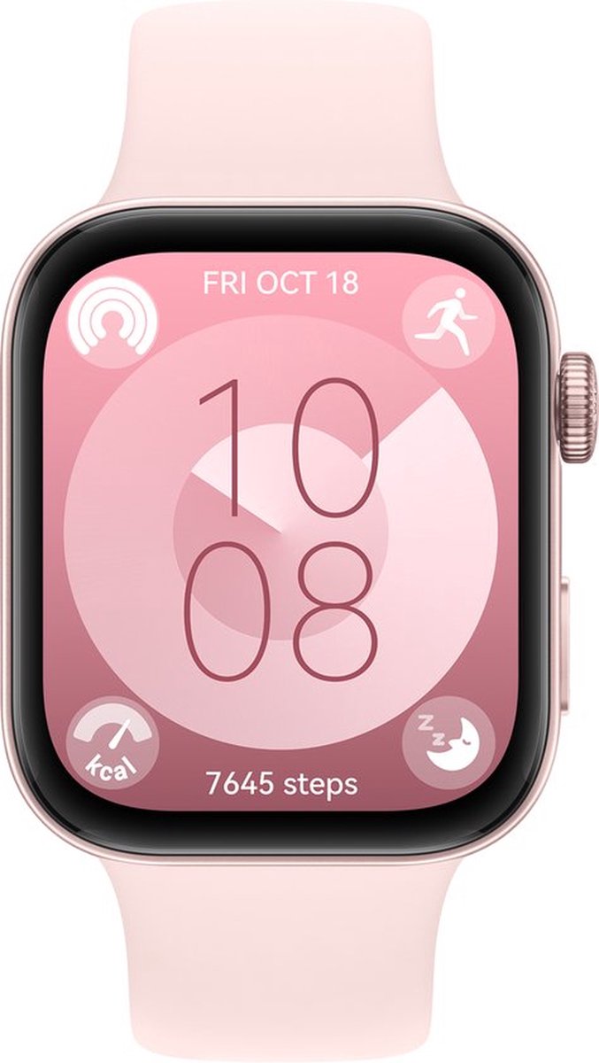 De HUAWEI WATCH FIT 3 Smartwatch Roze in één oogopslag