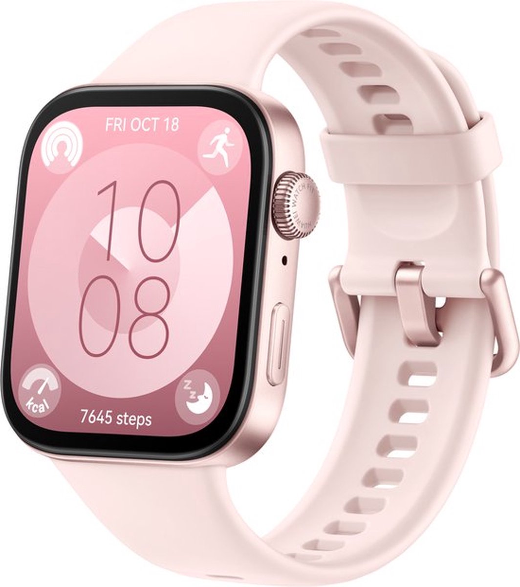 Wat vinden we goed aan de HUAWEI WATCH FIT 3 Smartwatch Roze