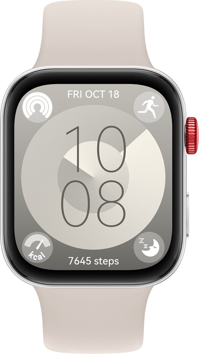 De HUAWEI WATCH FIT 3 Smartwatch Wit in één oogopslag