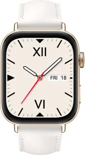 Huawei Watch Fit 3 Smartwatch Wit Lederen Band