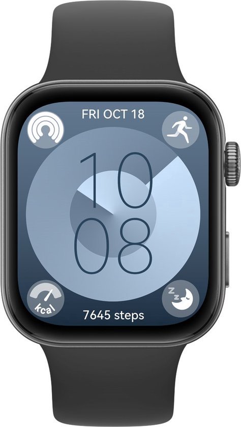Stijlvolle en veelzijdige smartwatch met indrukwekkend scherm en uitgebreide functies