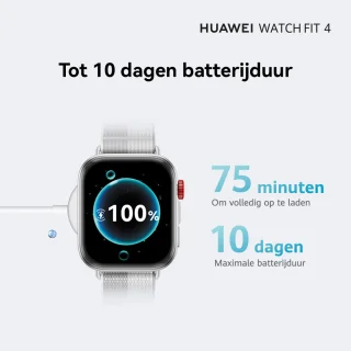 HUAWEI WATCH FIT 4 Paars Fluoroelastomeer Horlogeband