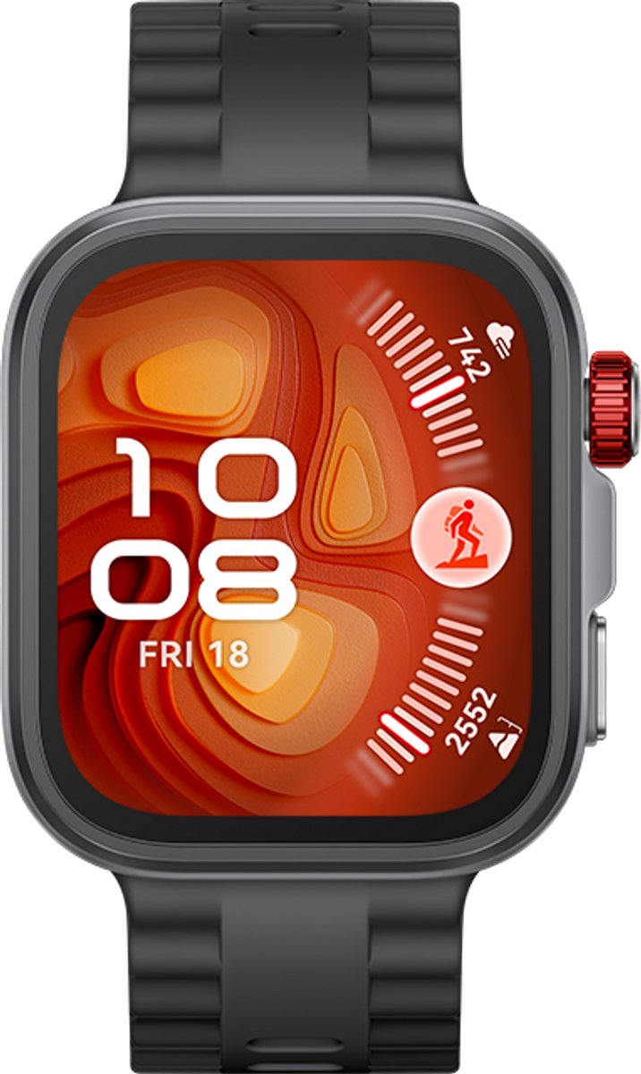 De HUAWEI WATCH FIT 4 Pro Zwart Fluorestomeer in één oogopslag
