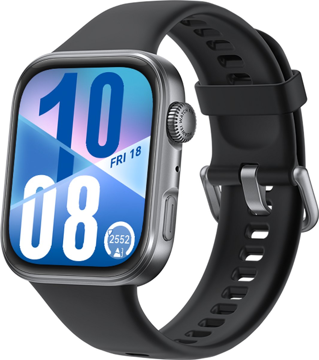 Wat vinden we goed aan de HUAWEI WATCH FIT 4 Zwart Fluorelastomeer