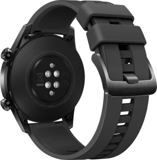 Huawei Watch GT 2 Zwart Fluoroelastomer Band
