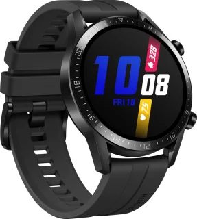 Huawei Watch GT 2 Zwart Fluoroelastomer Band
