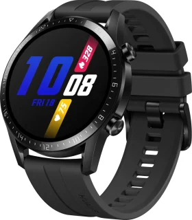 Huawei Watch GT 2 Zwart Fluoroelastomer Band