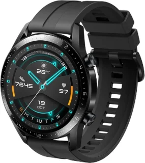 Huawei Watch GT 2 Zwart Fluoroelastomer Band